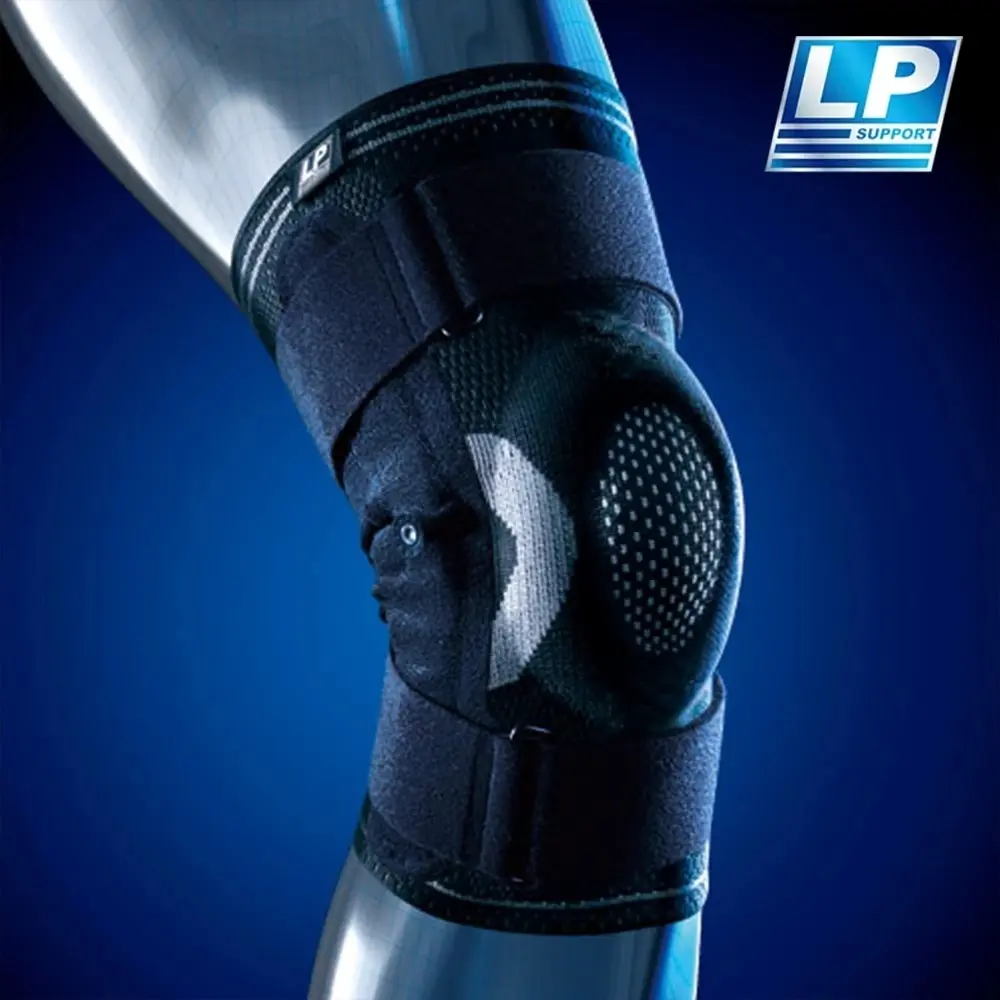 LP SUPPORT 精銳分級加壓可調式運動護膝 黑 171XT 黑/XL/黑