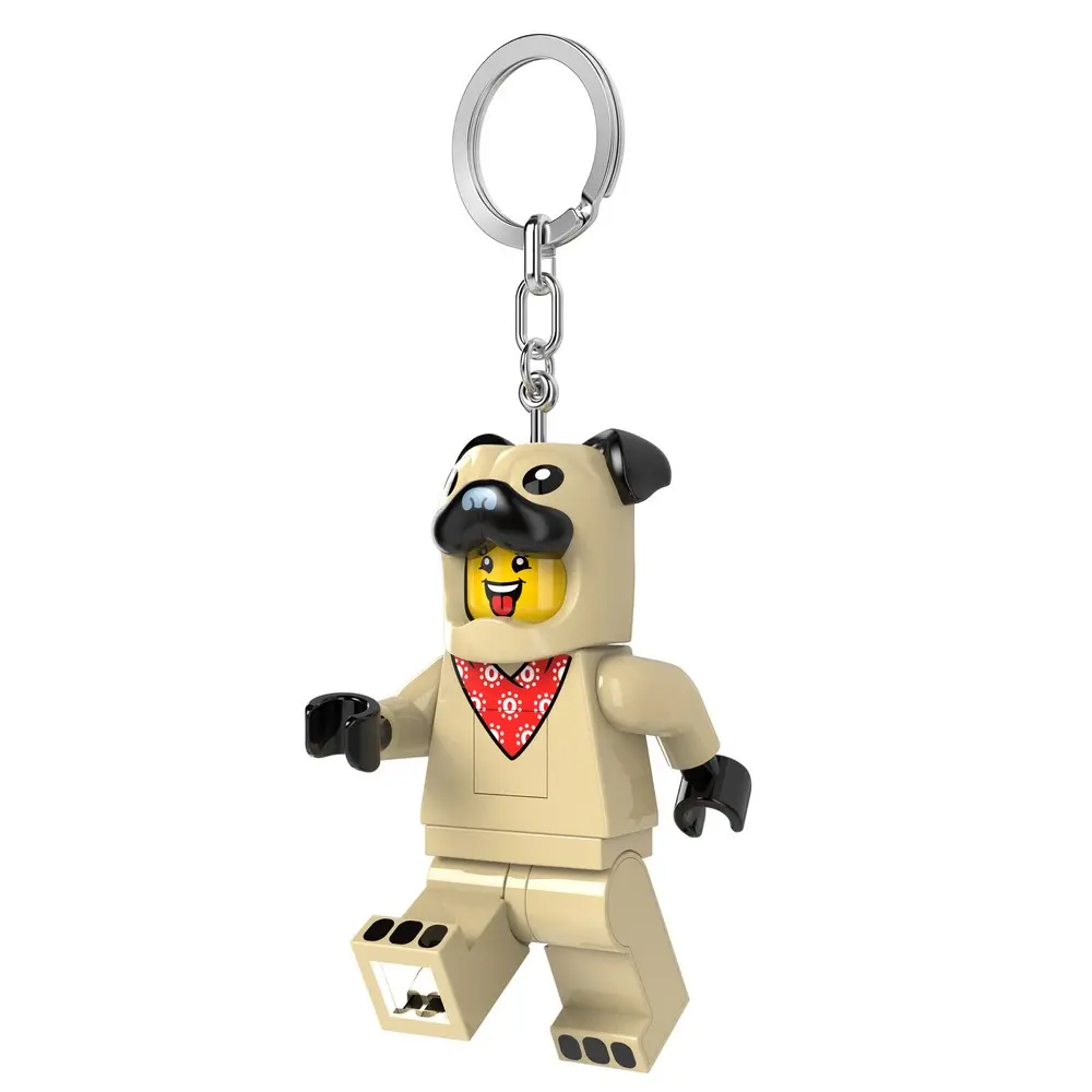 緊急照明小幫手➤LEGO樂高哈巴狗鑰匙圈燈