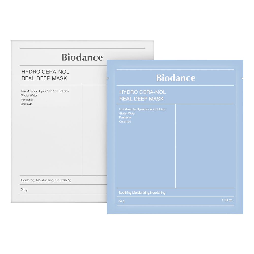 【Biodance】多重保濕鎮靜實感深層全效面膜 4片-平行輸入