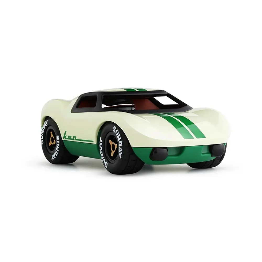 賽車天才經典再現➤Playforever Ken耐力賽車/ 米白綠