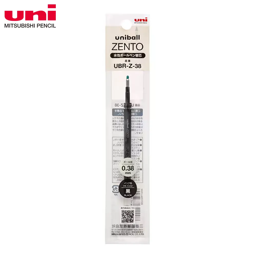 uni UNI-BALL ZENTO零重力水性鋼珠筆替芯/ 0.38/ 黑