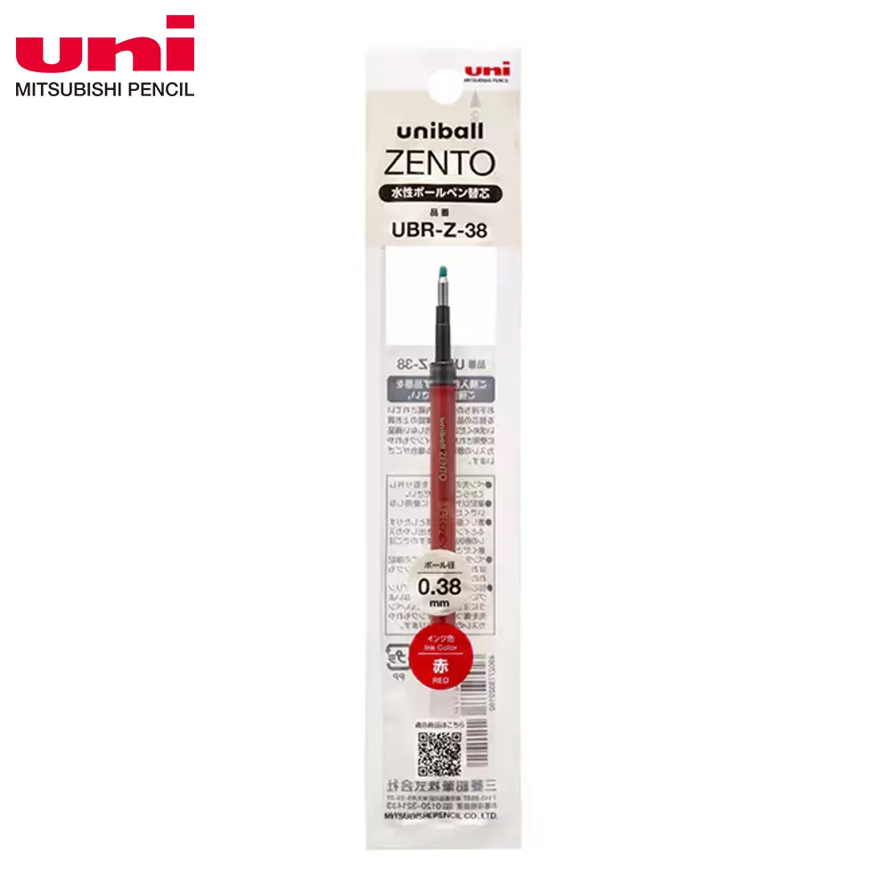 uni UNI-BALL ZENTO零重力水性鋼珠筆替芯/ 0.38/ 紅