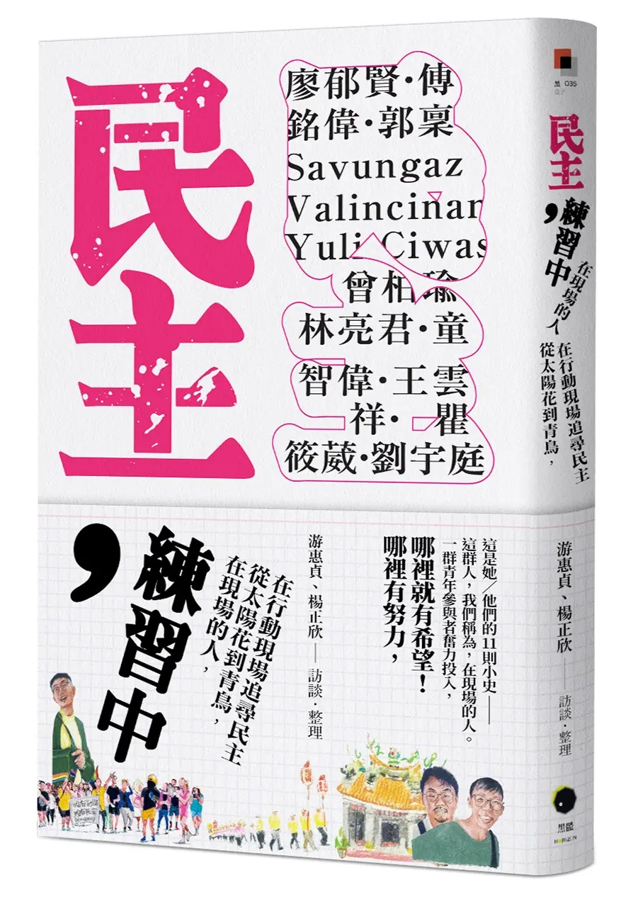 民主, 練習中: 在現場的人, 從太陽花到青鳥, 在行動現場追尋民主