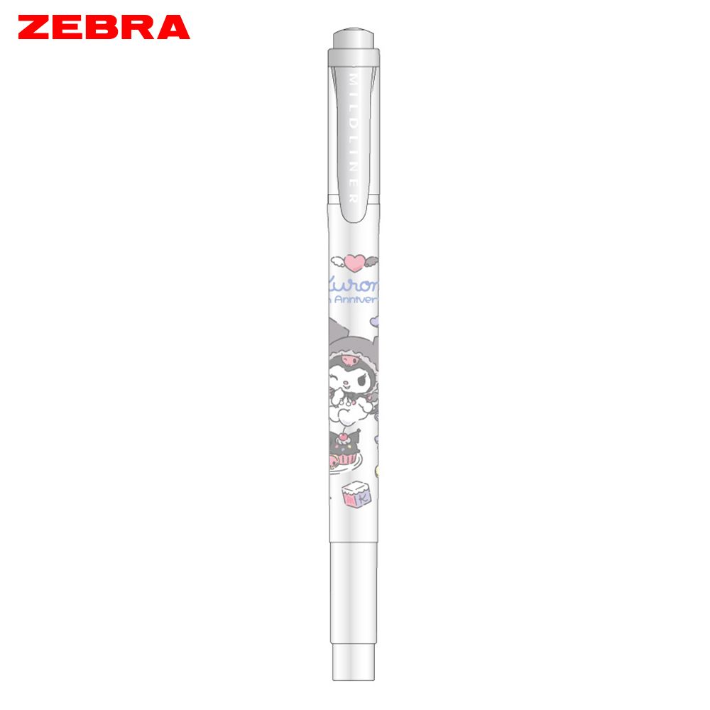 ZEBRA雙頭柔性螢光筆/ 美樂蒂&酷洛米/ 限定版/ 冷灰