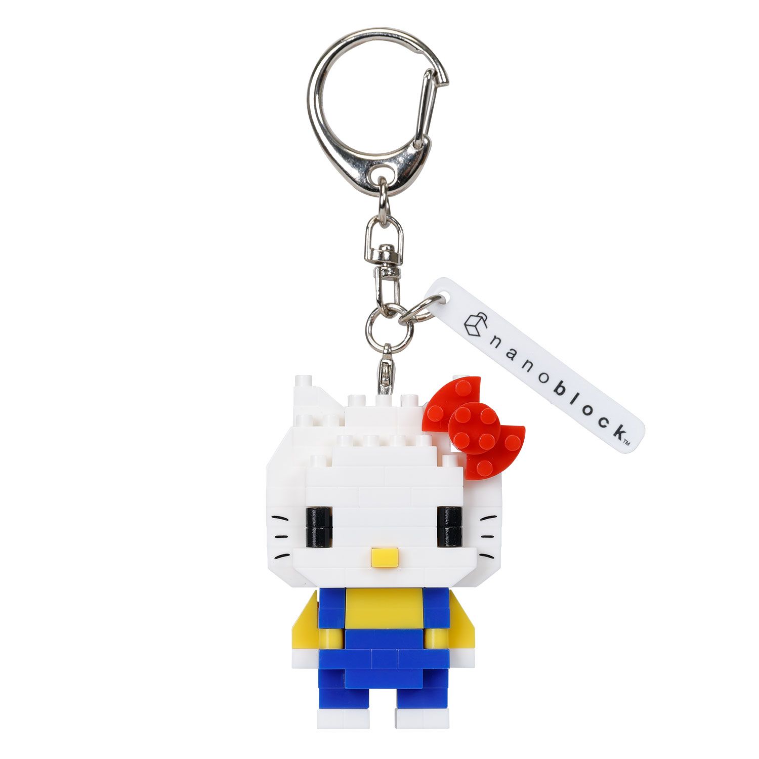 KAWADA nanoblock積木造型吊飾/ n-fig/ NFG-01/ 三麗鷗/ Hello Kitty