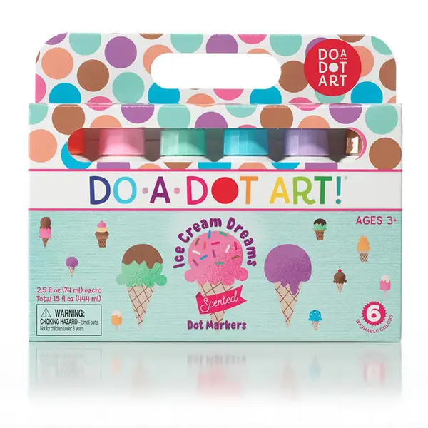 圓點繪成一幅畫➤美國 Do A Dot Art! 點點畫筆-6入冰淇淋
