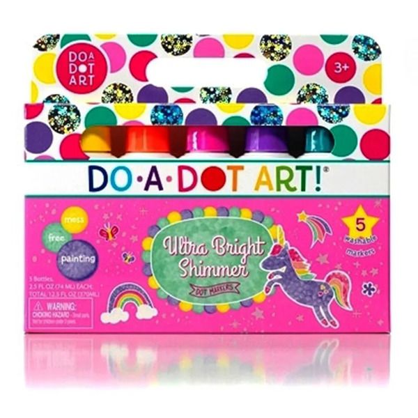 美國 Do A Dot Art! 點點畫筆-5入亮粉鮮果色