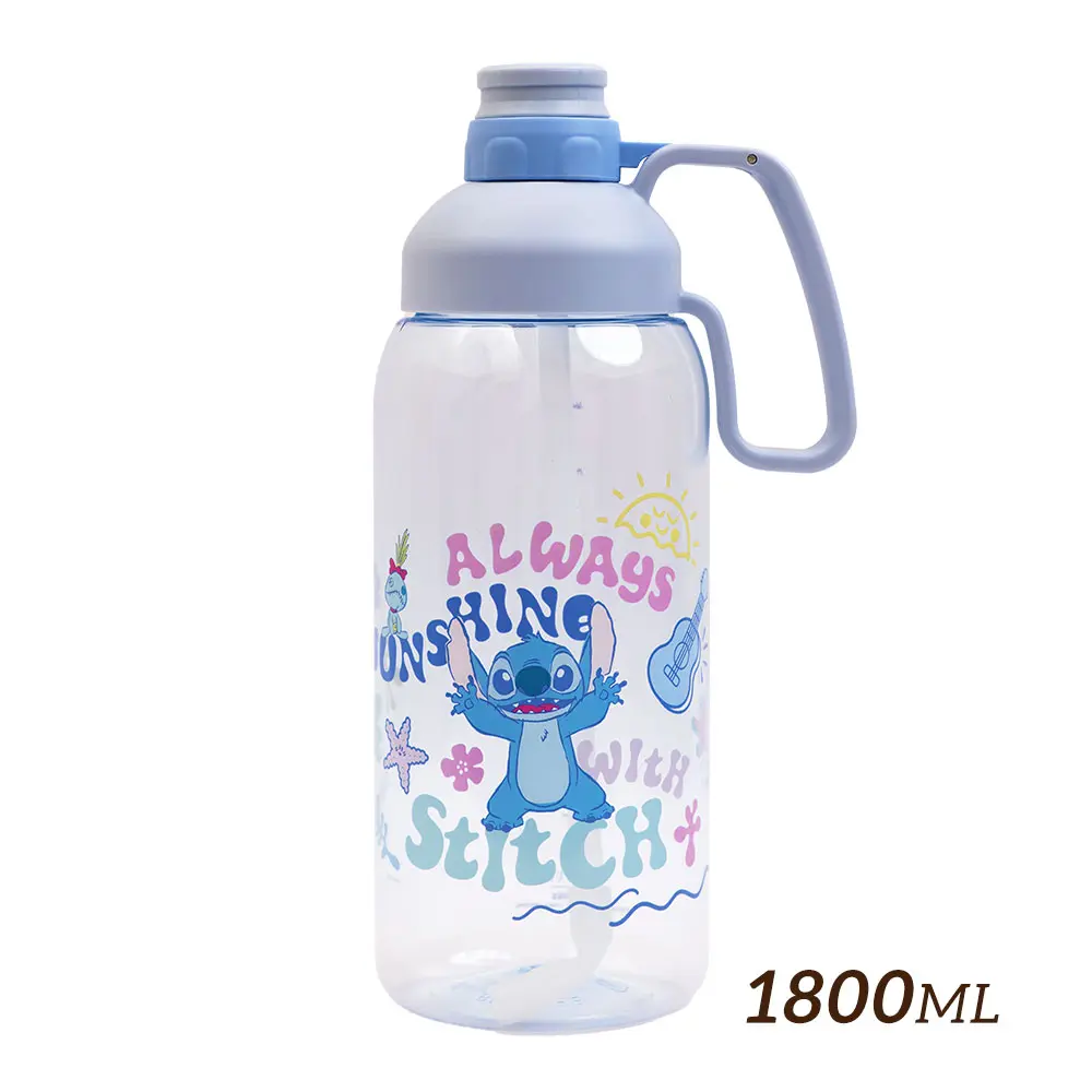 你的星際寶貝駕到➤HOUSUXI迪士尼史迪奇Tritan大容量水瓶/ 1800ml
