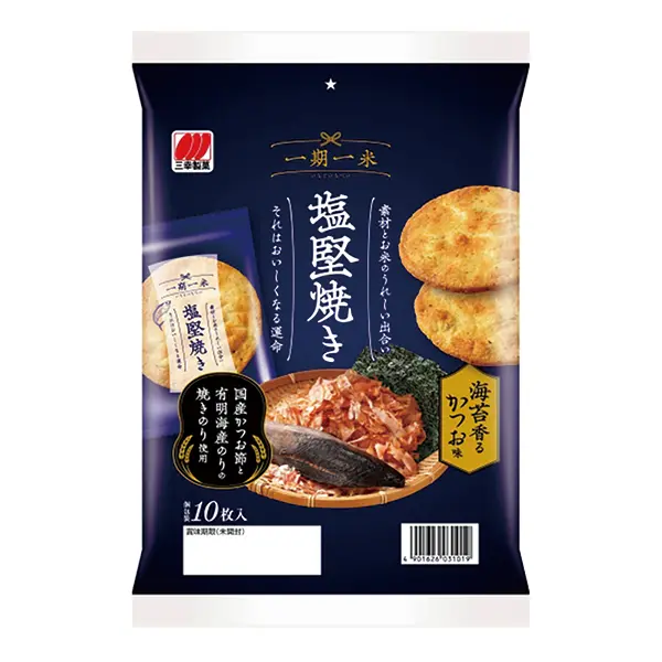 三幸一期一米海苔鰹魚風味米果