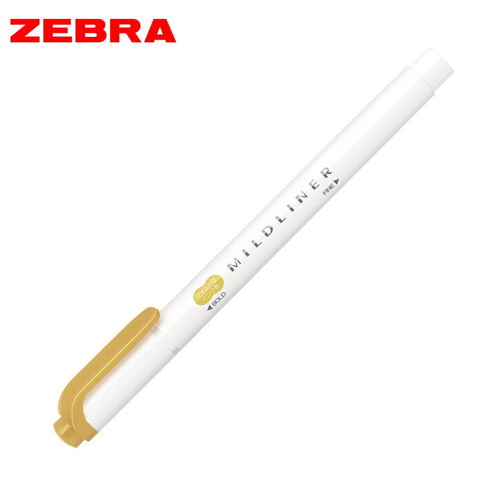 ZEBRA MILDLINER雙頭螢光筆/ WKT7-MMY/ 含羞草黃