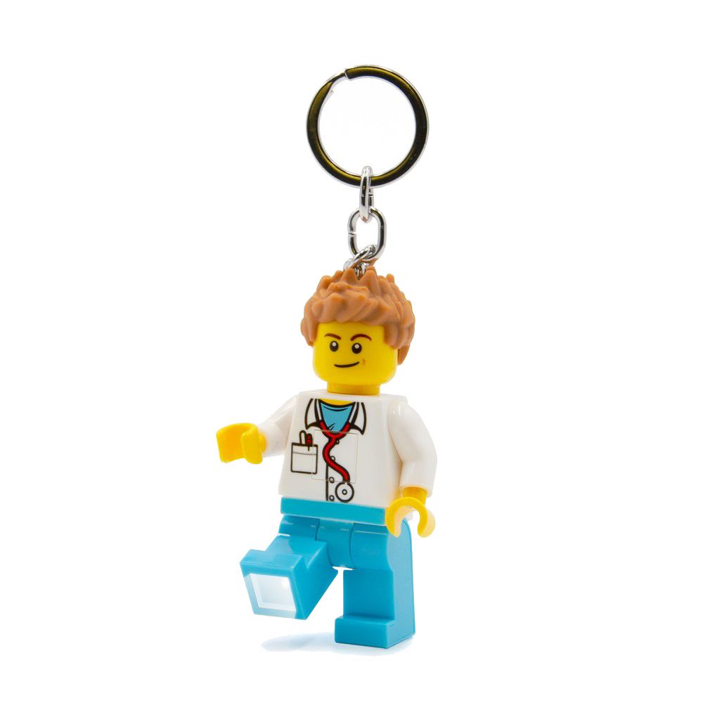 LEGO樂高城市系列男醫生鑰匙圈燈