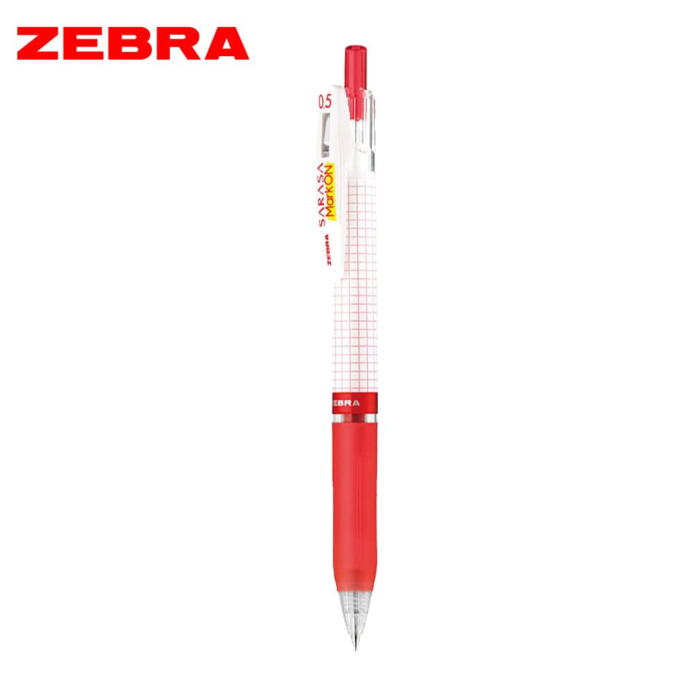 ZEBRA SARASA MARK ON鋼珠筆/ 0.5/ 紅/ JJ77-R