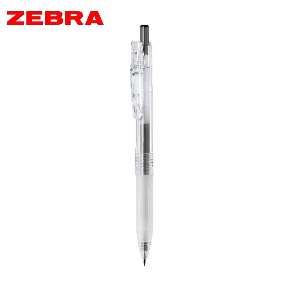 ZEBRA SARASA BioTUBE鋼珠筆/ 0.5/ 水晶透亮桿黑芯