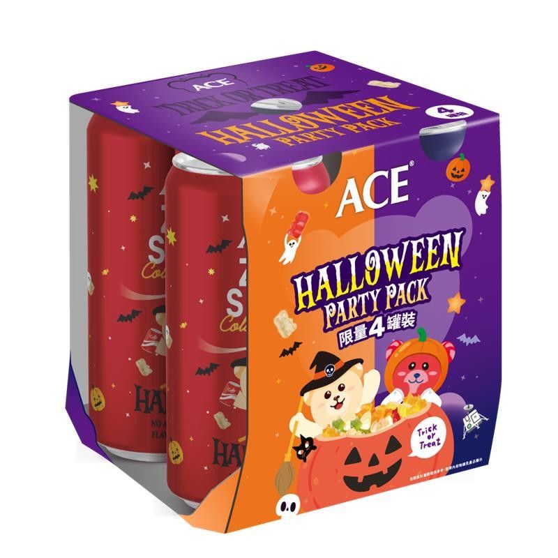 ACE萬聖汽水罐4入組