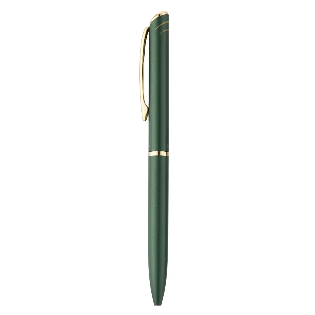 Pentel ES極速鋼珠筆/ 金夾綠桿