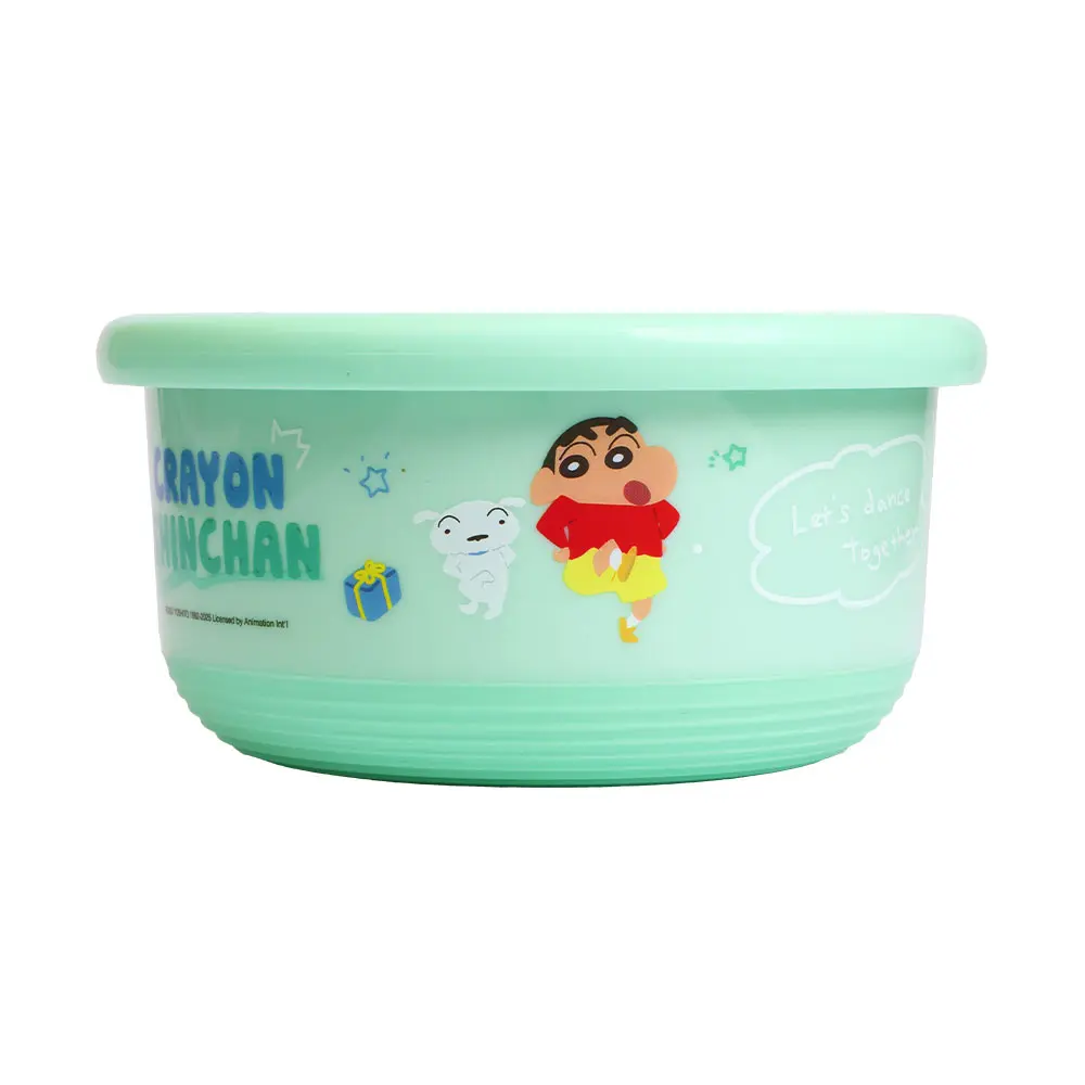 小新小白陪你用餐➤HOUSUXI蠟筆小新不鏽鋼雙層隔熱碗/ 730ml