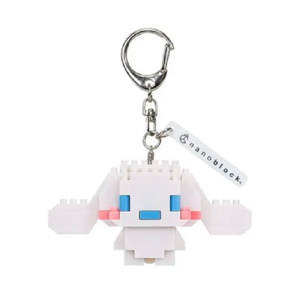 KAWADA nanoblock積木造型吊飾/ n-fig/ NFG-13/ 大耳狗