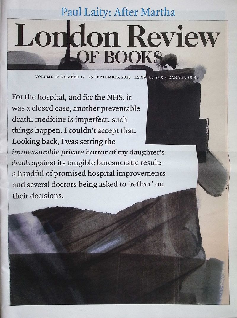 London Review OF BOOKS (9/25/V47N17/2025)