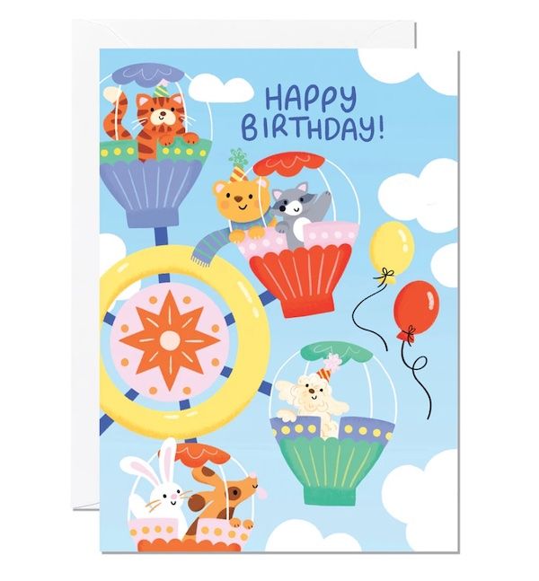 RICICLE生日卡/ Kids Birthday Ferris Wheel/ 生日摩天輪