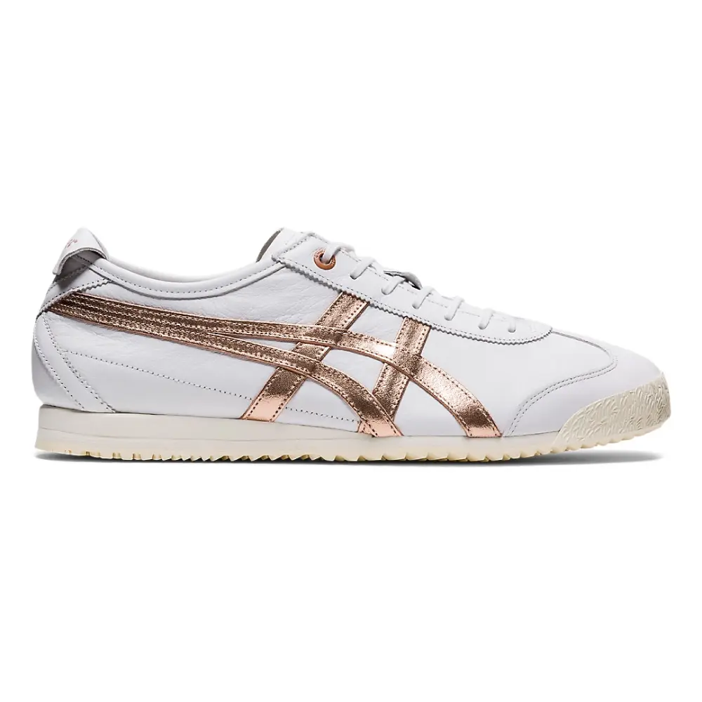 日本 Onitsuka Tiger MEXICO 66 SD 經典復刻鞋/白底玫瑰金虎爪紋 1183A872-106/預購 26 cm