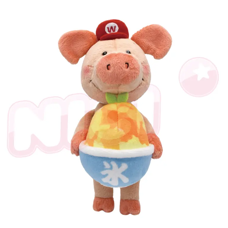 NICI芒果冰小豬威比坐姿玩偶/ 20cm