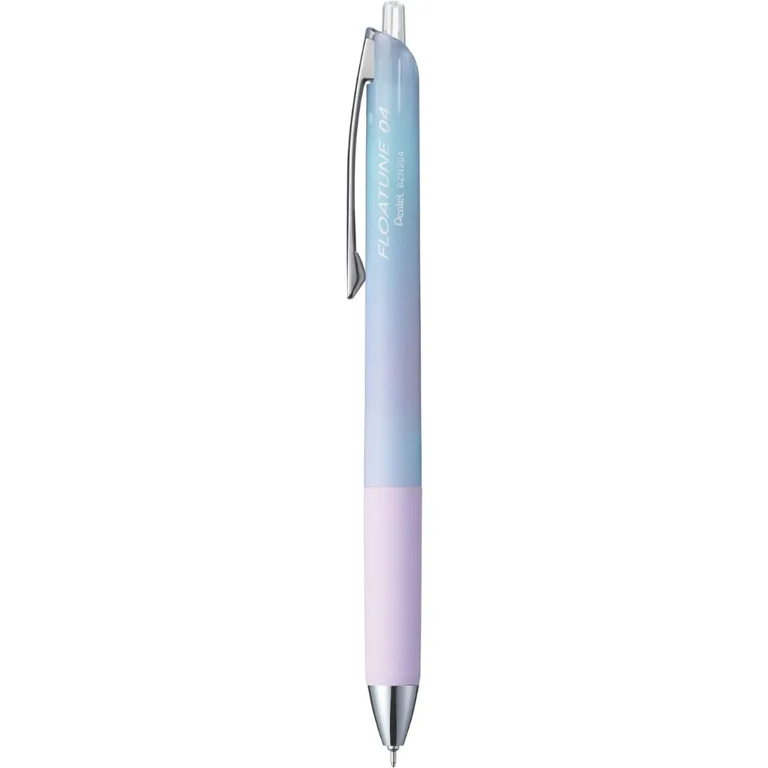 Pentel FLOATUNE 0.4按壓式輕滑鋼珠筆/ 薰衣草桿