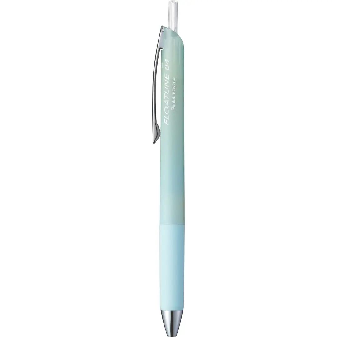 Pentel FLOATUNE 0.4按壓式輕滑鋼珠筆/ 海濱藍桿