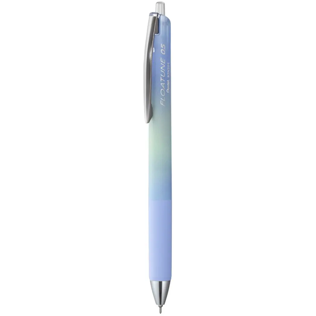 Pentel FLOATUNE 0.5按壓式輕滑鋼珠筆/ 煙霧紫桿