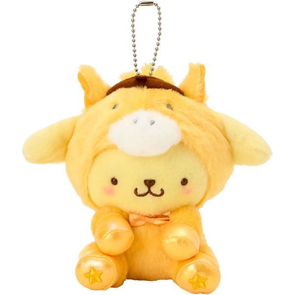 Sanrio造型玩偶吊鍊/ 布丁狗/ 馬