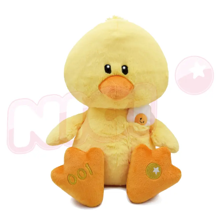 NICI荷包蛋萌萌小雞坐姿玩偶/ 全球限量版/ 40cm