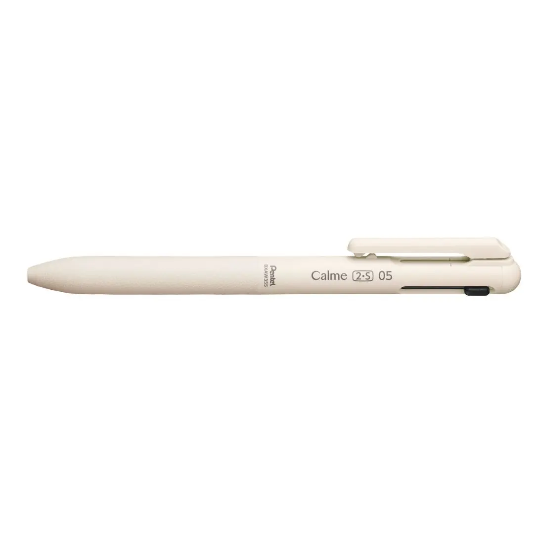 Pentel Calme靜暮三用輕油筆/ 0.5/ 米白桿