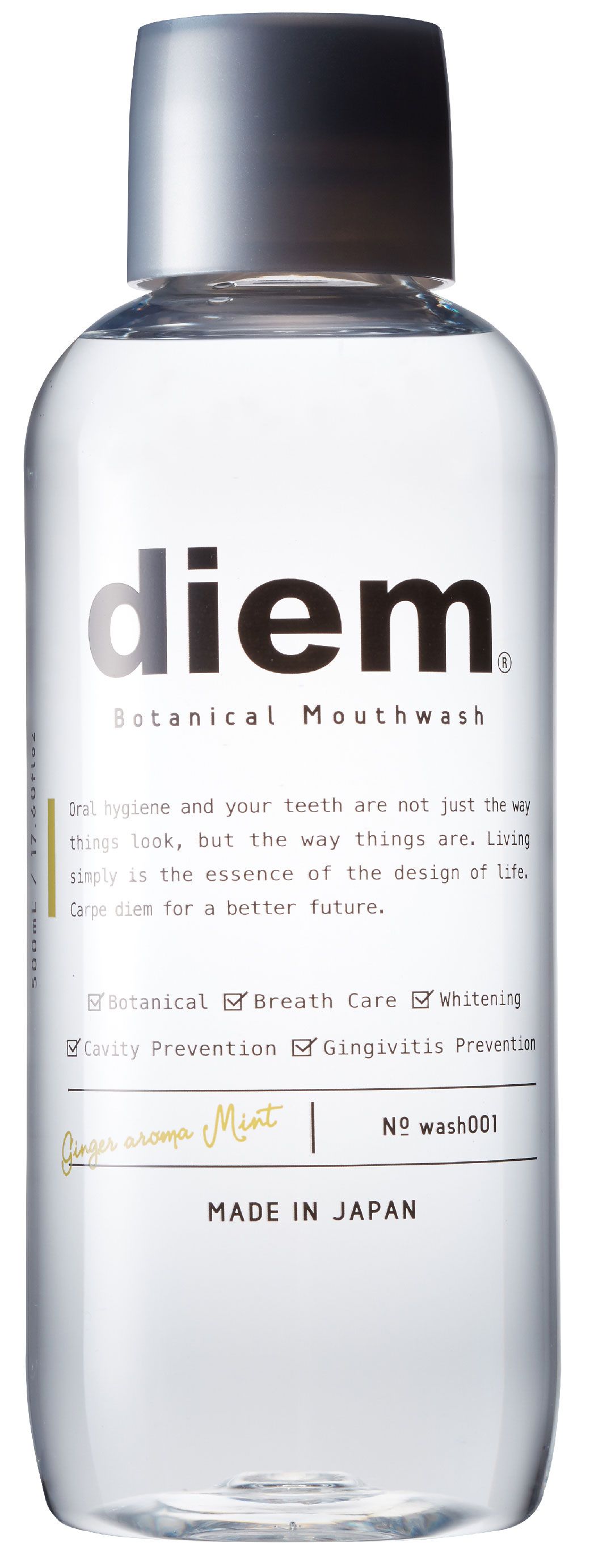 diem植萃溫和漱口水/ 生薑薄荷/ 500ml