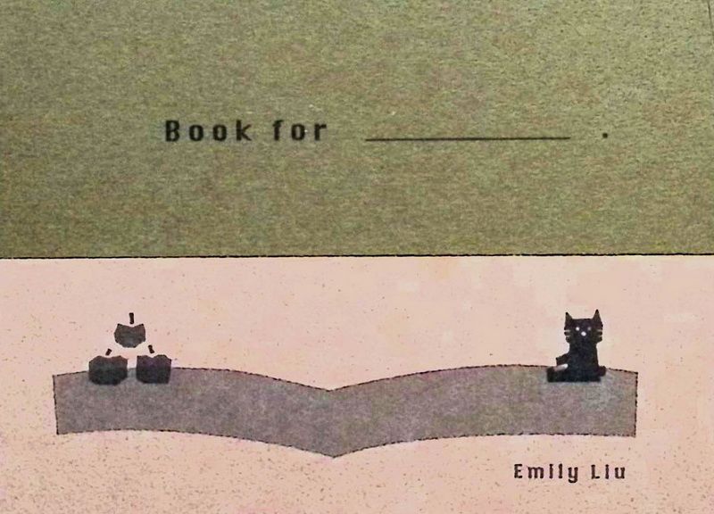 BOOK FOR _______.