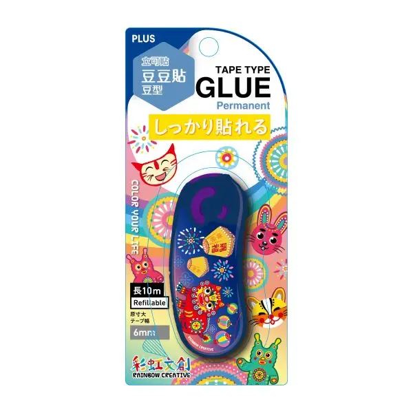 PLUS×彩虹文創豆豆貼/ 豆型系列/ 獅獅如意/ NV/ 6mm