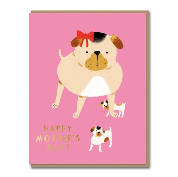 CAROLYN SUZUKI母親卡/ Pug Mama/ 可愛毛寶貝