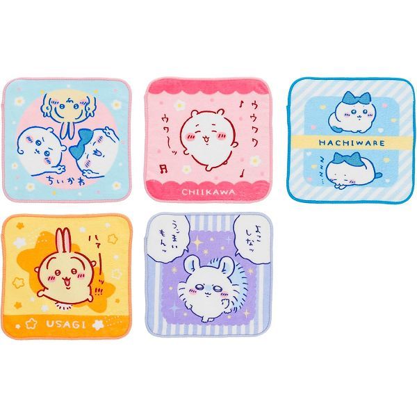 丸真迷你方巾5入組/ 吉伊卡哇