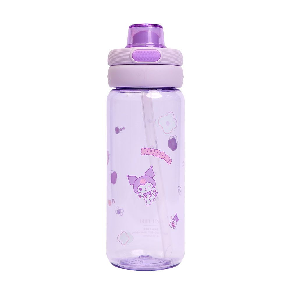 HOUSUXI三麗鷗酷洛米Tritan雙飲彈蓋水瓶/ 650ml
