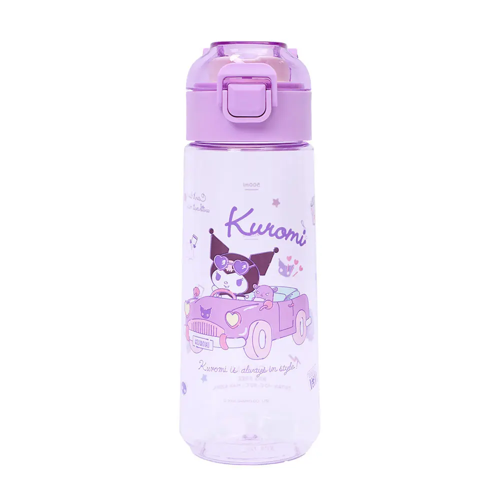 HOUSUXI三麗鷗酷洛米Tritan彈蓋水瓶/ 620ml/ 新版