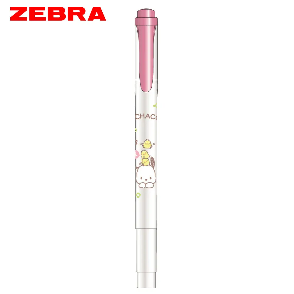 ZEBRA MILDLINER雙頭柔性螢光筆/ 三麗鷗聯名限量版/ 帕恰狗/ 深藍粉
