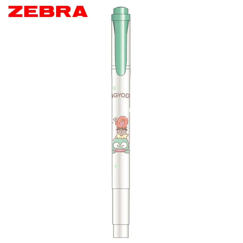 ZEBRA MILDLINER雙頭柔性螢光筆/ 三麗鷗聯名限量版/ 人魚漢頓/ 藍綠