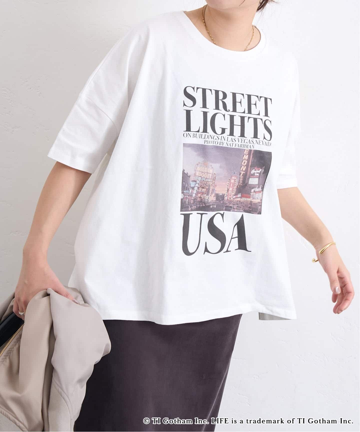 JS/Life JS Poncho Tee/上衣/白色(010)/FREE