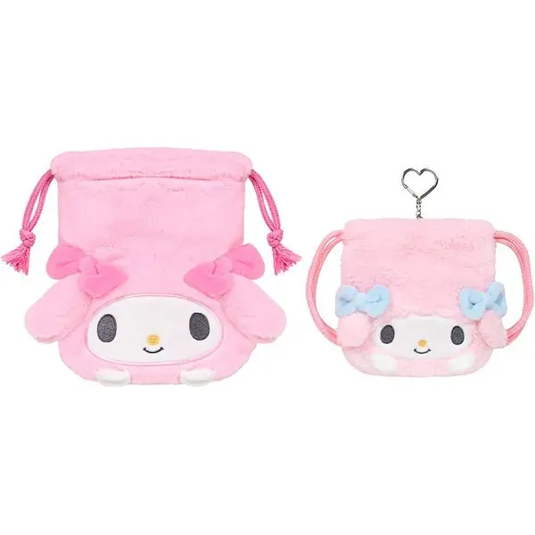 Sanrio 2入縮口袋組/ 美樂蒂/ 夥伴