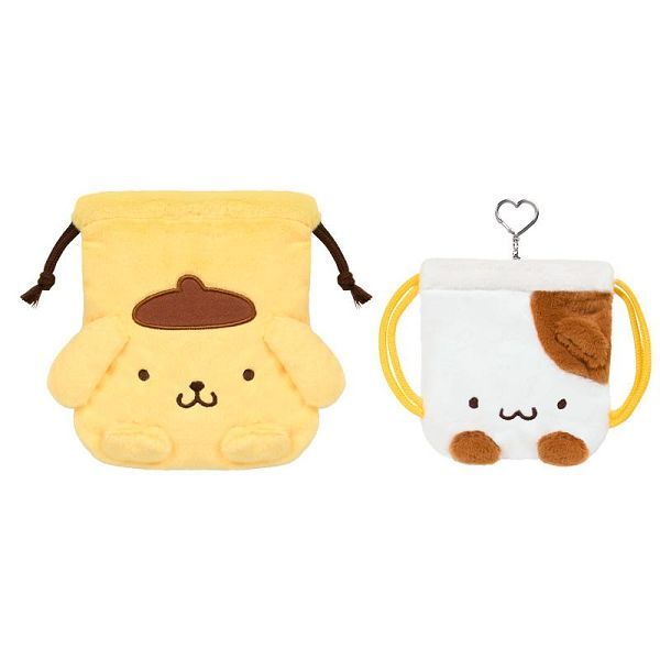 Sanrio 2入縮口袋組/ 布丁狗/ 夥伴