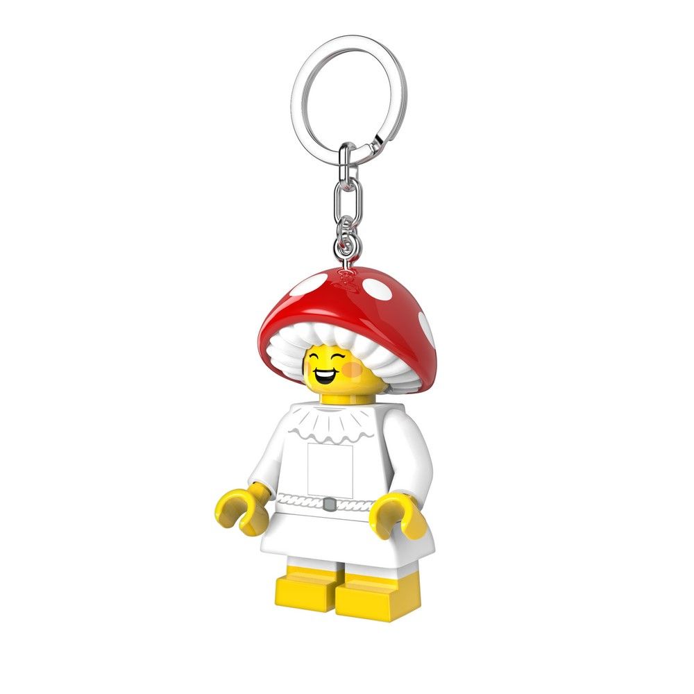 LEGO樂高蘑菇精靈鑰匙圈燈