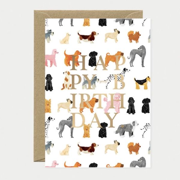 ALL THE WAYS TO SAY生日卡/ Birthday dogs pattern/ 萌犬圖集