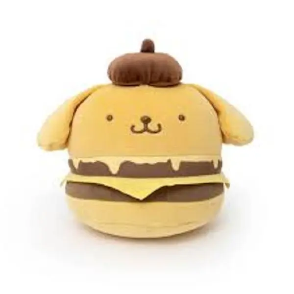 Sanrio豆豆絨毛玩偶/ 布丁狗/ 漢堡