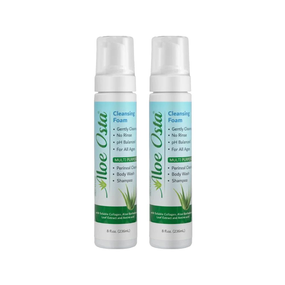 convatec 康威 Aloe Osta 蘆薈清潔泡沫/ 大瓶2入組(236mlx2)