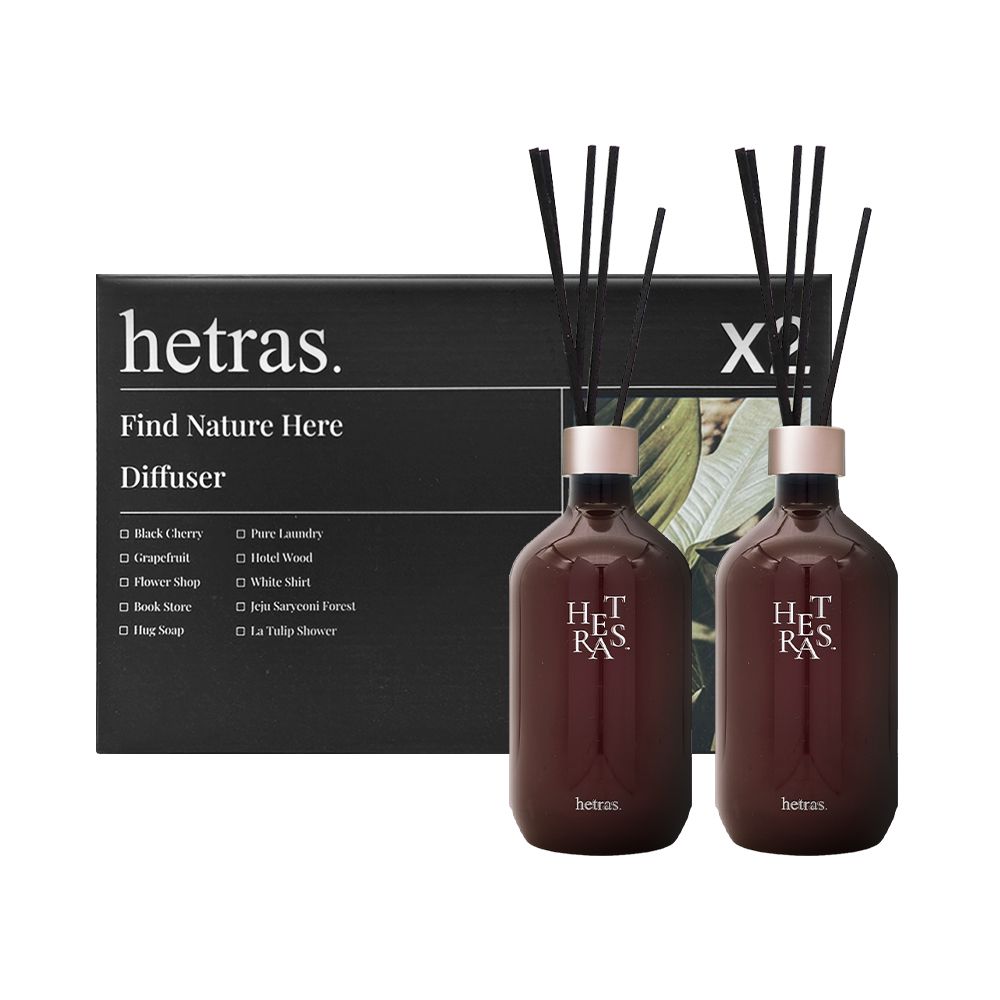 【HETRAS】首席調香師擴香 500ml 2入組 ＃07 Hotel Wood 五星級飯店 -平行輸入