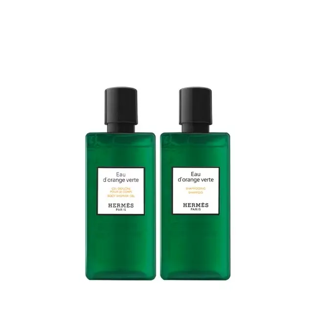 【Hermes愛馬仕】橘綠之泉 洗沐旅行組 80ml (洗髮+沐浴) -平行輸入