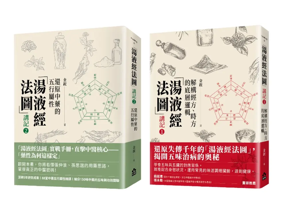湯液經法圖講記套書: 湯液經法圖講記 1+湯液經法圖講記 2 (2冊合售)